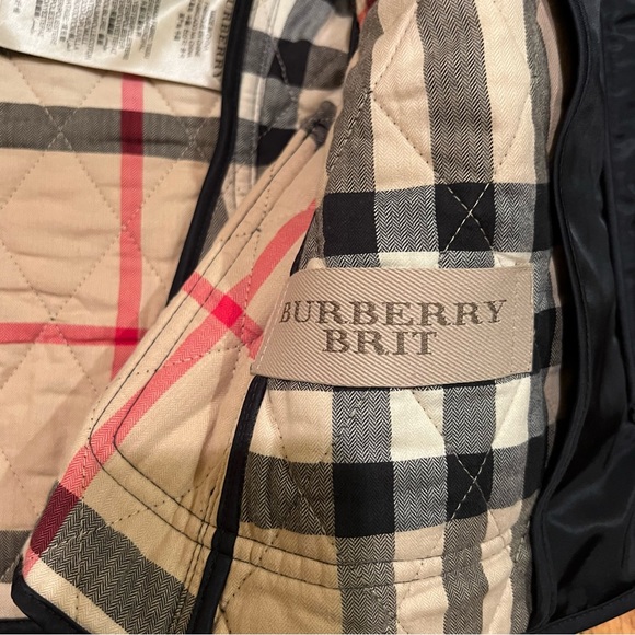 BURBERRY BRITT JACKET SMALL CHECKER LOGO - Picture 5 of 12